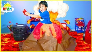 How Do Volcano Erupt  Educational Video for kids with Ryan ToysReview [upl. by Farika907]