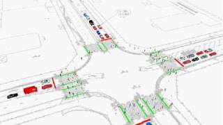 Tseung Kwan O Signal Junction Vissim Simulation Hong Kong [upl. by Anoniw]