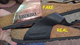 Birkenstock sandals real vs fake How to spot original Birkenstock Gizeh sandals [upl. by Huggins114]