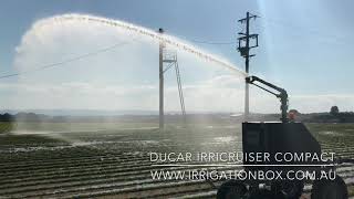 DuCaR IrriCruiser Compact Soft Hose Travelling Irrigator  Lawn Irrigation [upl. by Lacim]