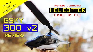 Perfect Helicopter for Beginners  ESKY 300V2  Review [upl. by Eidnim307]