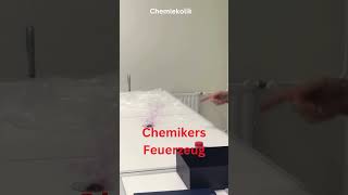 Chemikers Feuerzeug KaliumpermanganatKMnO4 und Schwefelsäure  H2SO4 chemie lerne [upl. by Alitha818]