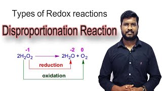 8Disproportionation Reaction  Types of Redox Reactions  in Tamil [upl. by Ruperto991]