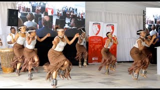 INGANZO NGARI performing in Inauguration of the University of Global Health EquityButaro Campus [upl. by Dohsar923]