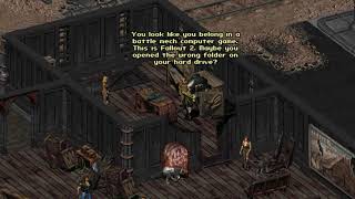 Fallout 2 Casually Breaks the 4th Wall [upl. by Euqor981]