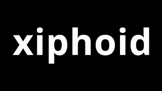 Video Word Of The Day  Xiphoid [upl. by Llehcim671]