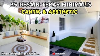 35 DESAIN TERAS RUMAH MINIMALIS YANG CANTIK amp AESTHETIC  LINK PEMBELIAN PRODUK ADA DI DESKRIPSI [upl. by Pepita]