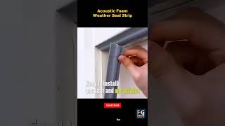 Transform Your Home with Acoustic Foam Weather Seal Strip for Sliding Doors amp Windows sealstrip [upl. by Nannaihr]