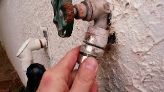 EliminateFix Your Hose Bib AntiSiphon Valve or Vacuum Breaker Spigot Once amp for All SpigotMaster [upl. by Ennyl665]