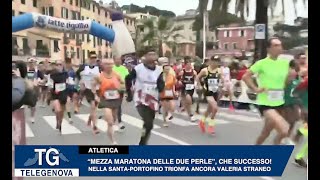 TG TELEGENOVA estratto del 8 febbraio 2024 MEZZA MARATONA DELLE DUE PERLE UN SUCCESSO [upl. by Prasad]