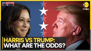 US Elections 2024 NBC Shows Harris Trump Tied In Polls  World News  WION [upl. by Ursulina]