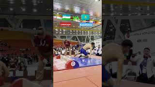 Масрестлинг 5 всемирные игры кочевников maswrestling  sport sports kazakhstan uzbekistan [upl. by Ellenoj]