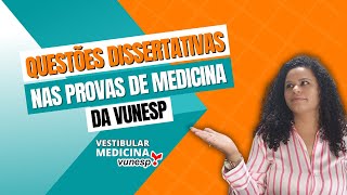 Questões dissertativas nas provas de medicina da Vunesp [upl. by Yentnuoc]