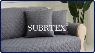 Reversible Quilted Sofa Slipcover  Subrtex [upl. by Engamrahc]