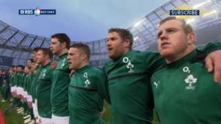 Irish national anthem Ireland v France 2013 [upl. by Shana840]