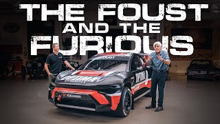 Jay Leno and Tanner Foust Take on 1000 Horsepower Nitro Rally Cross Vehicle  Jay Lenos Garage [upl. by Onimod]