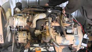 Nissan SD33T cold startup 5 speed box [upl. by Monjan687]