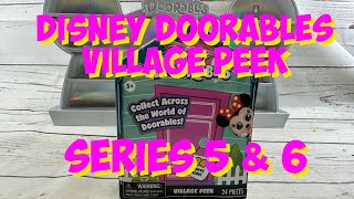 Disney doorables Village Peek Series 5amp6 [upl. by Ennirok678]