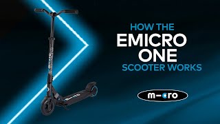 How the emicro one scooter works [upl. by Suisyola795]