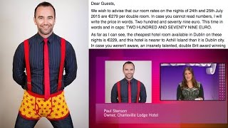 Dublin hotel owner tells Ed Sheeran fans to stay in a Homeless Shelter  Midday  TV3 [upl. by Ybloc]