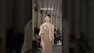 AKRIS SS25 akris akris pfw ss25 paris fashionweek fashion womenswear [upl. by Nnaylrebmik]