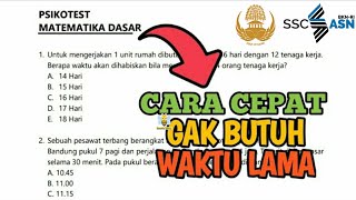 FULL PSIKOTES MATEMATIKA DASAR [upl. by Enneire]