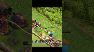 Coc 100Trops Vs All Defence coc game shorts shortsfeed [upl. by Mages854]