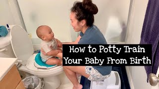 How We Potty Trained Our Baby from Birth Using Elimination Communication [upl. by Atiluj]