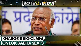 Exit Poll 2024 India Bloc Will Win 295 Seats says Kharge after Meeting with allies In Delhi [upl. by Hiram97]