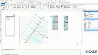 Plateia on BricsCAD  Cross sections design [upl. by Merkle]