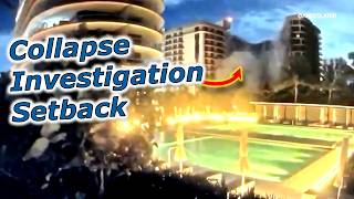 Miami Condo Collapse Investigation SETBACKS Champlain Towers [upl. by Airekahs751]