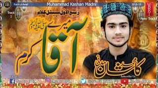 Mery Aaqa Karam  New Naat 20182019  Muhammad Kashan Madni  RabiulAwal 2018  2019  Studio BRT [upl. by Daune]