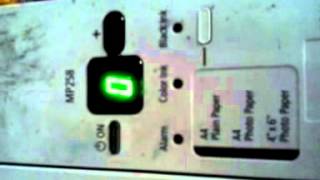 How To Fix CANON MP 258 Eror P07 [upl. by Ymmor]