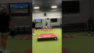 Coach Aaron Bechtel Throws 946 MPH 👀 [upl. by Zebada]