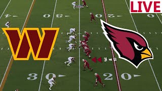 🔴 LIVE NFL 🔴Washington Commanders vs Arizona Cardinals NFL week 4NFL LIVENFL SEASON [upl. by Alcina478]