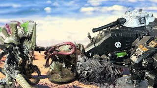 Tyranids Vs Iron Hands  Space Marines Warhammer 40k Battle Report [upl. by Harding]