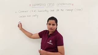 Hamming Code Generation Example with Even Parity [upl. by Millar40]