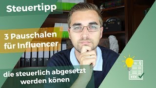 3 Pauschalen für Influencer [upl. by Yeaton561]