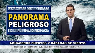 Sábado 2 noviembre  Potencial de inundaciones en RD se fortalece la vaguada [upl. by Enneira62]