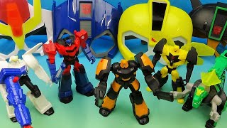 2017 TRANSFORMERS RiD set of 9 McDONALDS HAPPY MEAL COLLECTIBLES VIDEO REVIEW [upl. by Sandye]