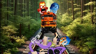 POV Anger crashes with the train  Inside Out 2 🚃😱😲 [upl. by Ahcsatan288]