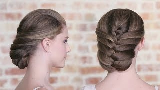 How To Create a French Fishtail Braid Updo [upl. by Judah984]