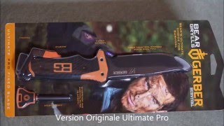 Test REXRETEX Gerber Bear Grylls Ultimate Pro Survival Knife [upl. by Macri]