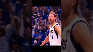 Dirk Nowitzki’s Iconic One Legged Fadeaway 🦵shorts [upl. by Ibrik]