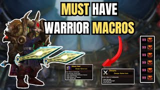 WOTLK Warrior Macros 101 Everything You Need to Know for Optimal Gameplay [upl. by Aizti]