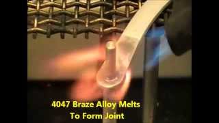 6061 to 6061 Aluminum Brazing Using Superior 20 Flux [upl. by Waite]