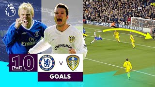 10 SUPERB Chelsea vs Leeds United Goals  Premier League [upl. by Drue567]