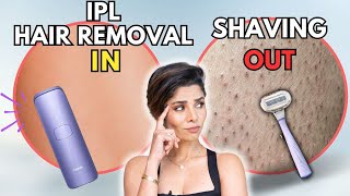 6 Reasons why IPL HAIR REMOVAL is better than SHAVING or WAXING Comparison video [upl. by Dustan807]