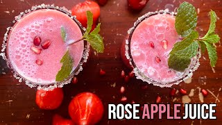 Delicious Rose Apple Juice recipe  Easy Recipe [upl. by Riebling367]