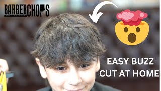 how to do a super easy buzz cut at home [upl. by Romaine]